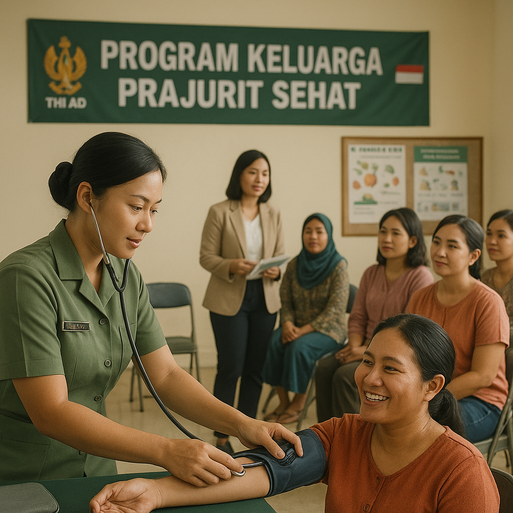 Program 'Keluarga Prajurit Sehat': TNI AD Gelar Pelatihan Kesehatan dan Mental untuk Istri Prajurit