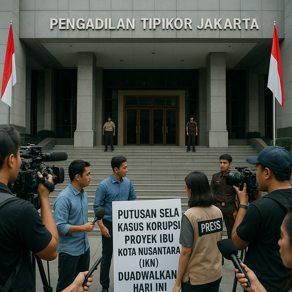 Putusan Sela Kasus Korupsi Proyek Ibu Kota Nusantara (IKN) Dijadwalkan Hari Ini