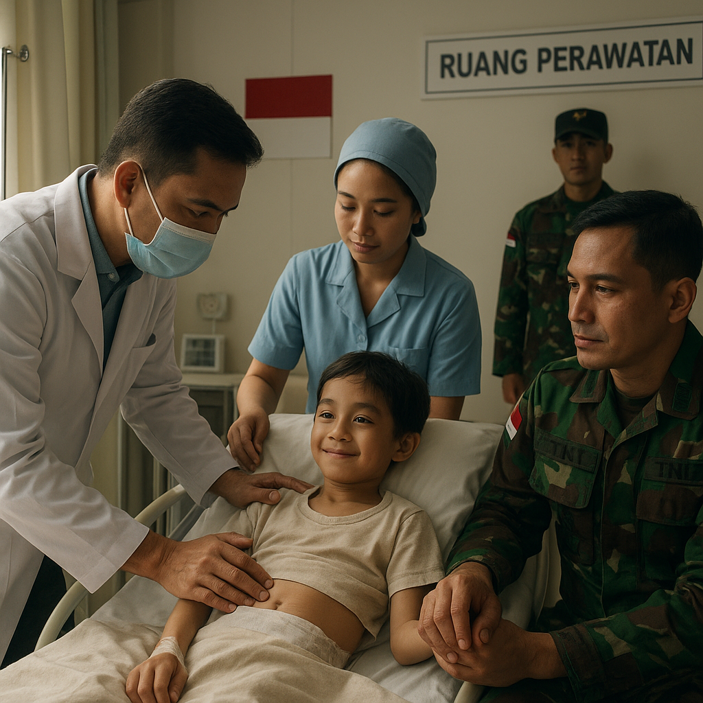Dukungan TNI untuk Anak Prajurit Penderita Penyakit Langka: Operasi dan Pendampingan Penuh