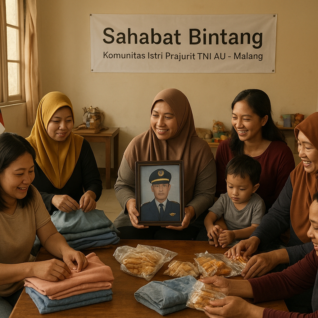 Istri Prajurit TNI AU Dirikan Komunitas Dukung Keluarga Pasangan yang Ditinggal Tugas