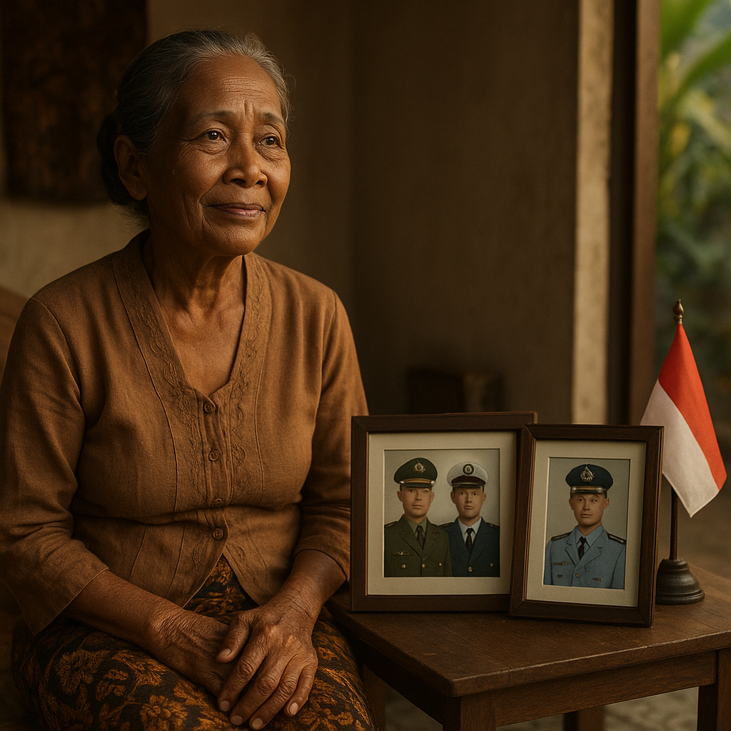 Perempuan Tangguh di Balik Seragam: Kisah Ibu dari Tiga Prajurit TNI yang Berjuang Sendirian