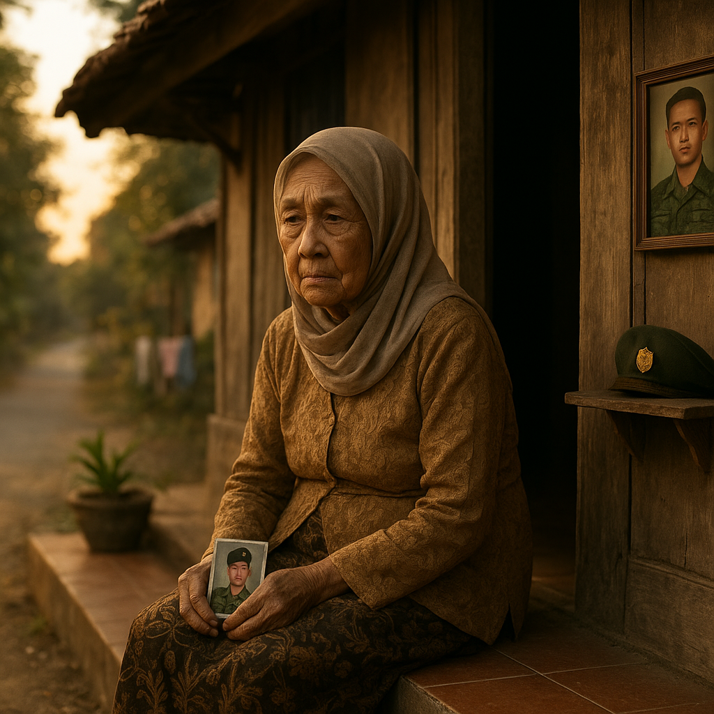 Ibu 80 Tahun Tiap Hari Menunggu di Pintu, Berharap Anaknya Prajurit TNI AD Pulang