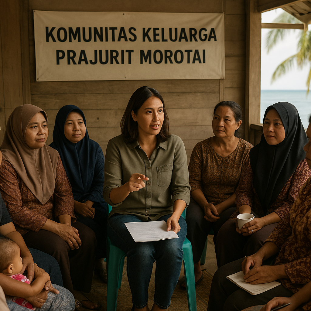 Istri Prajurit TNI AL Dirikan Komunitas Dukung Keluarga Prajurit di Daerah Terpencil