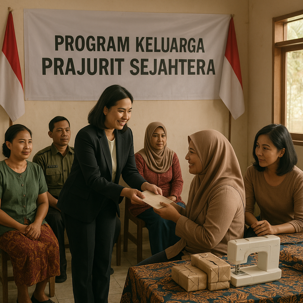 Program 'Keluarga Prajurit Sejahtera' Memberikan Dukungan Ekonomi dan Psikologis