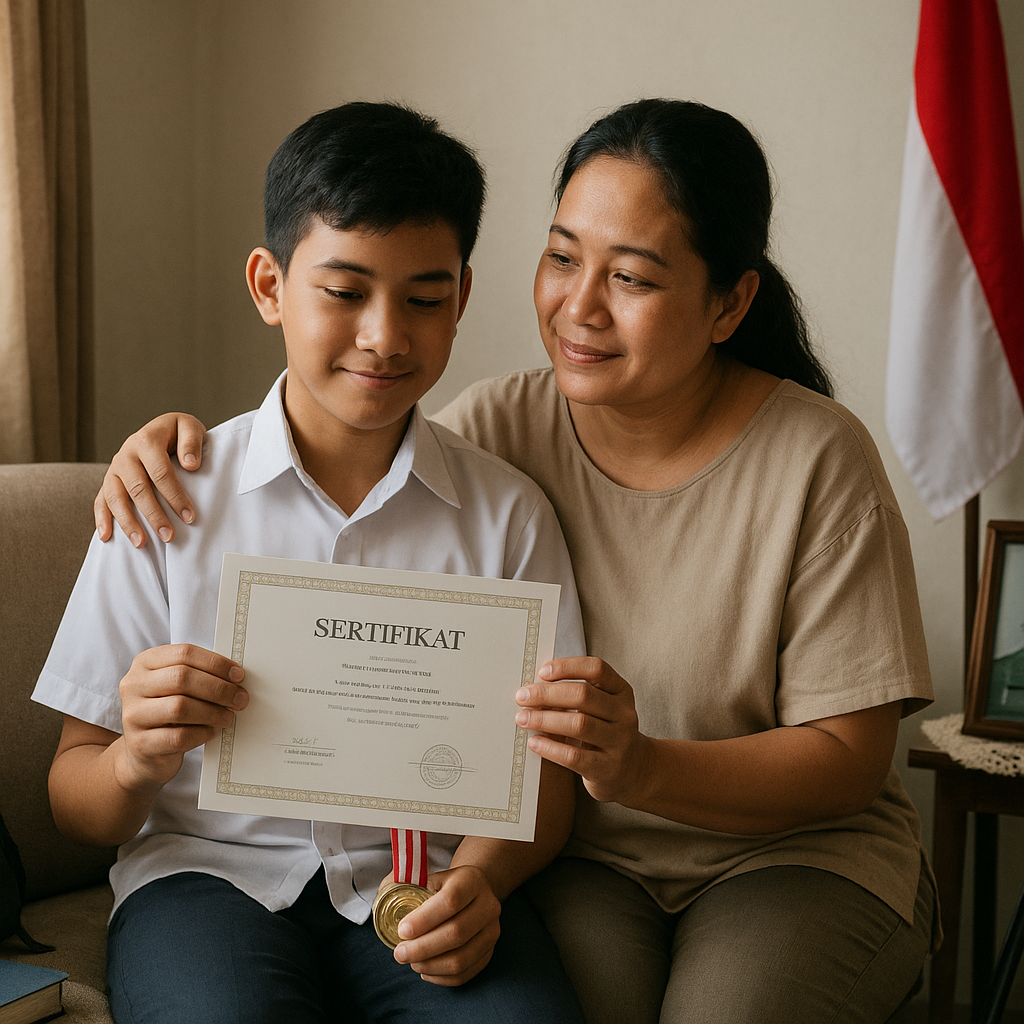 Anak Prajurit TNI yang Berprestasi di Tengah Keterbatasan