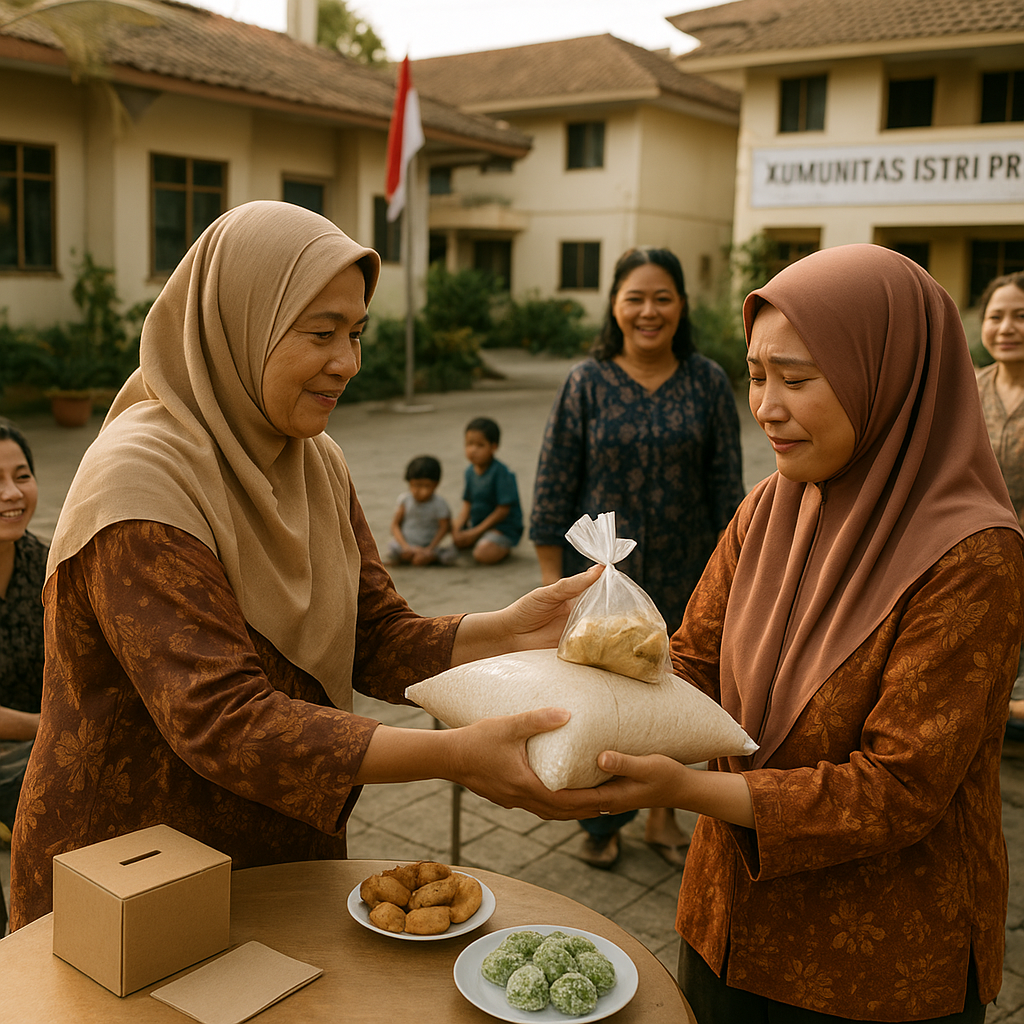 Komunitas Istri Prajurit Jalin Solidaritas, Bantu Sesama yang Kesulitan Ekonomi