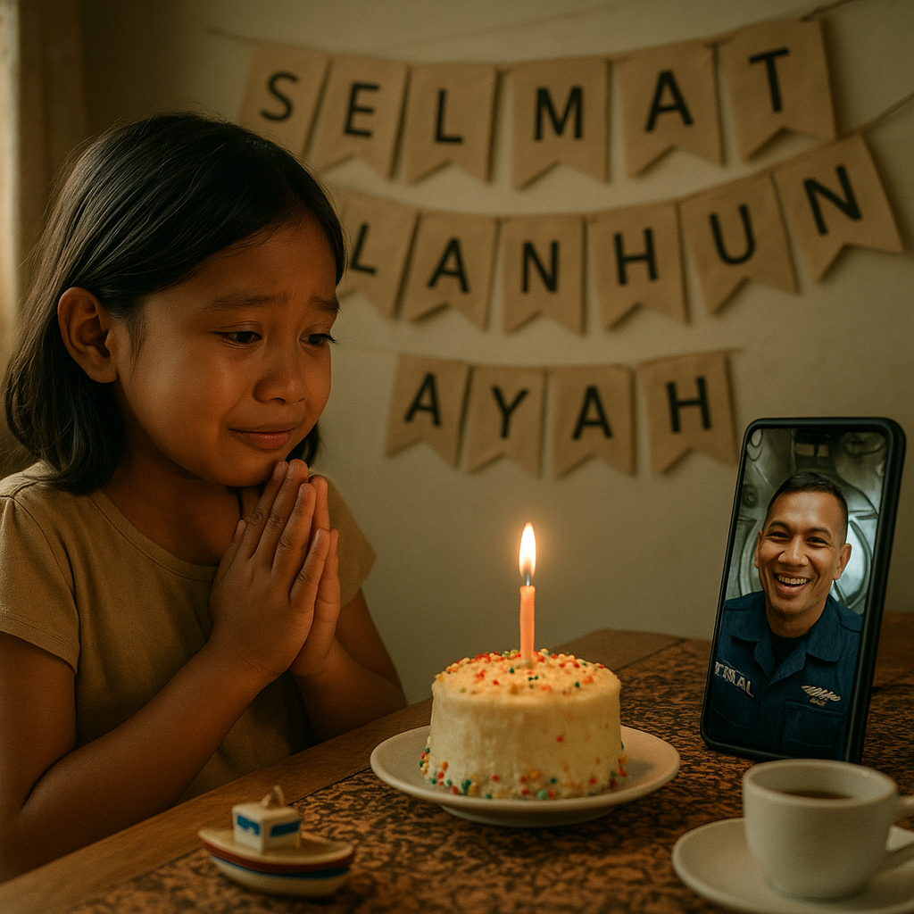 Doa Seorang Anak di Hari Ulang Tahun Ayahnya yang Bertugas di Kapal Selam