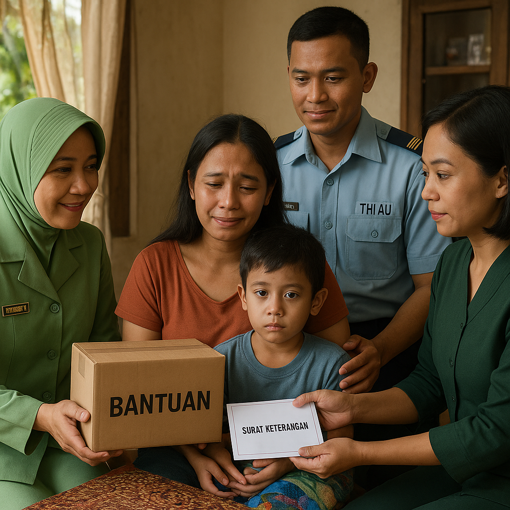 Anak Prajurit TNI AU Penderita Thalassemia Major di Makassar Terima Bantuan, Harapan Baru bagi Keluarga