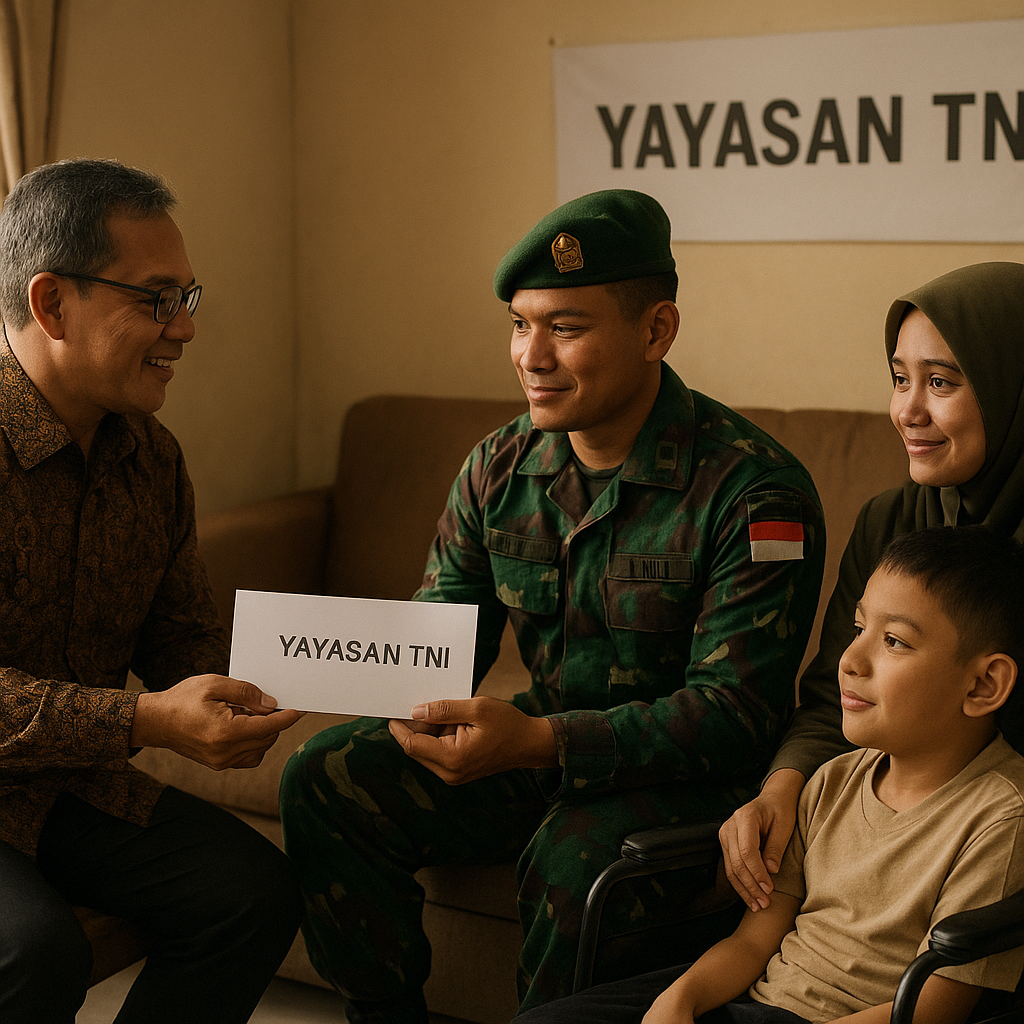 Dukungan Finansial dari Yayasan TNI untuk Keluarga Prajurit dengan Anak Berkebutuhan Khusus