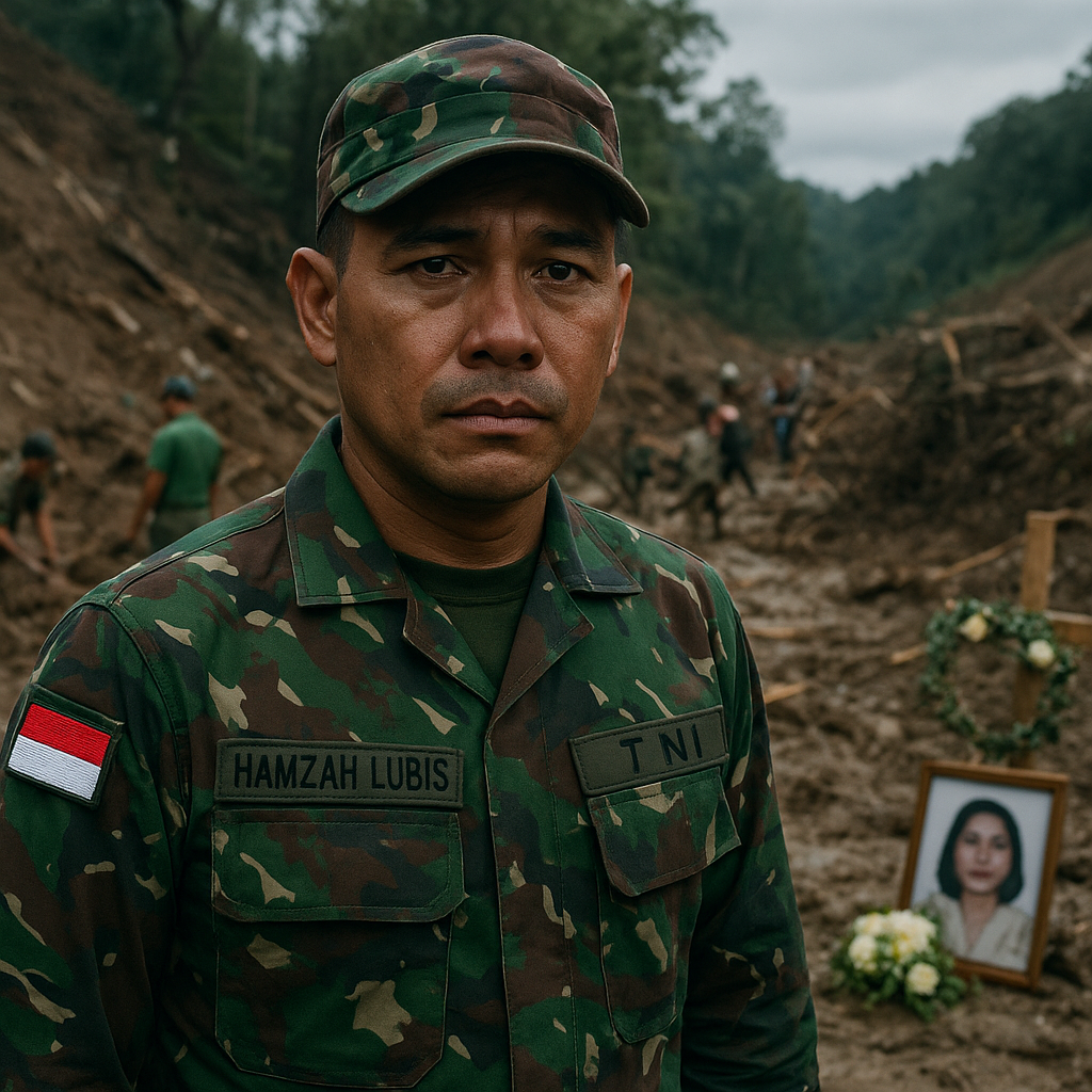 Istri Wafat Akibat Longsor, Prajurit TNI Tetap Bertugas Pulihkan Aceh Tamiang