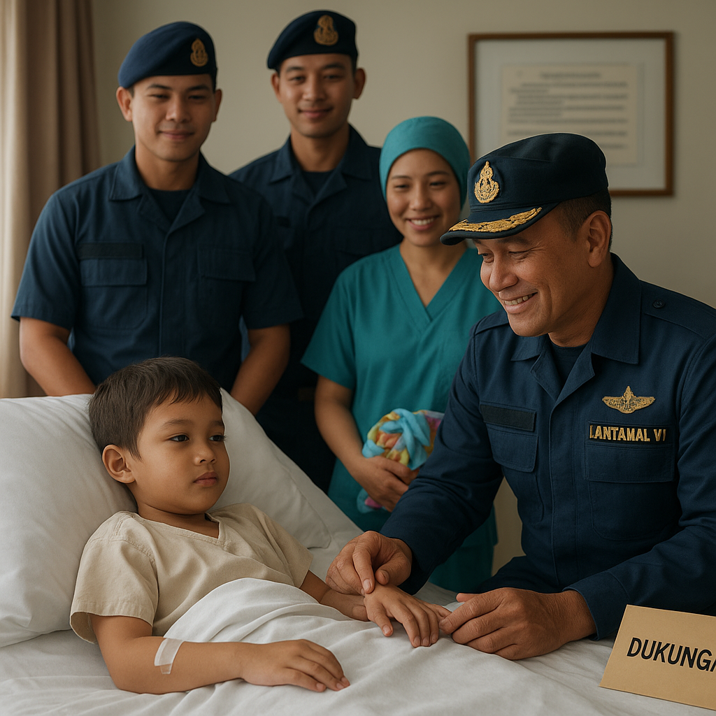 Anak Prajurit TNI AL di Lantamal VI Hadapi Operasi Besar, Dapat Dukungan Penuh dari Komando