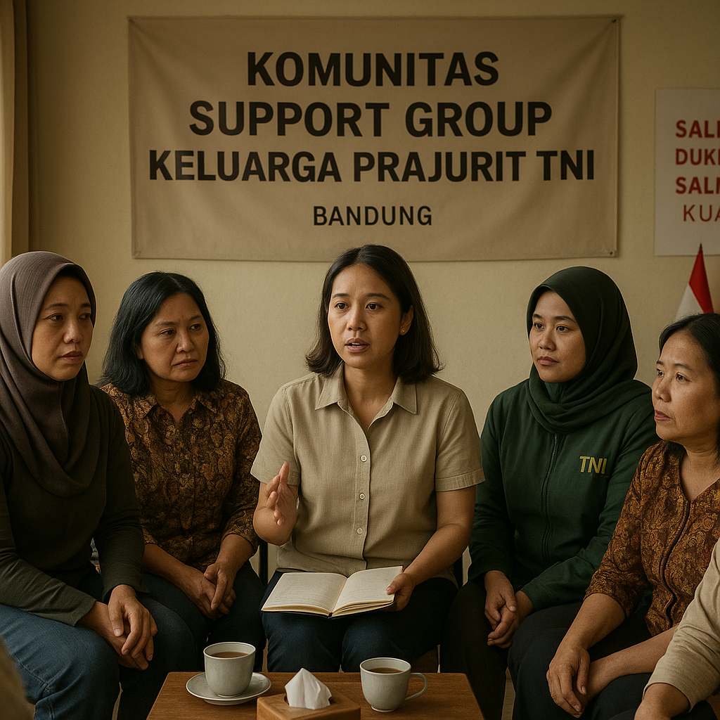 Istri Prajurit TNI Dirikan Komunitas Support Group untuk Sesama Keluarga Prajurit
