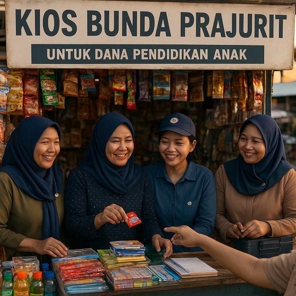 Kios Bunda Prajurit: Kisah Ibu-ibu TNI AL Berjualan untuk Dana Pendidikan Anak