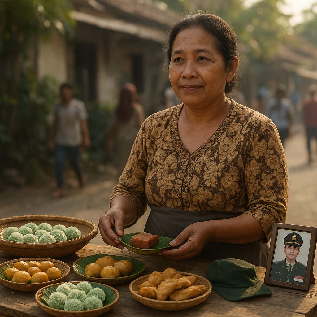 Ibu Prajurit TNI di Mamuju Jualan Kue, Dukung Ekonomi Keluarga Selama Anak Bertugas Perbatasan