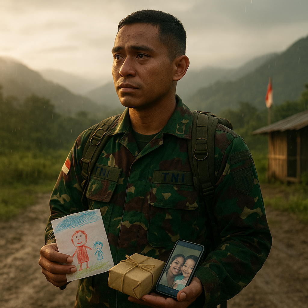 Tetes Air di Batas Negeri: Kisah Prajurit TNI yang Mengabdi di Papua dan Kado yang Tak Terbayar