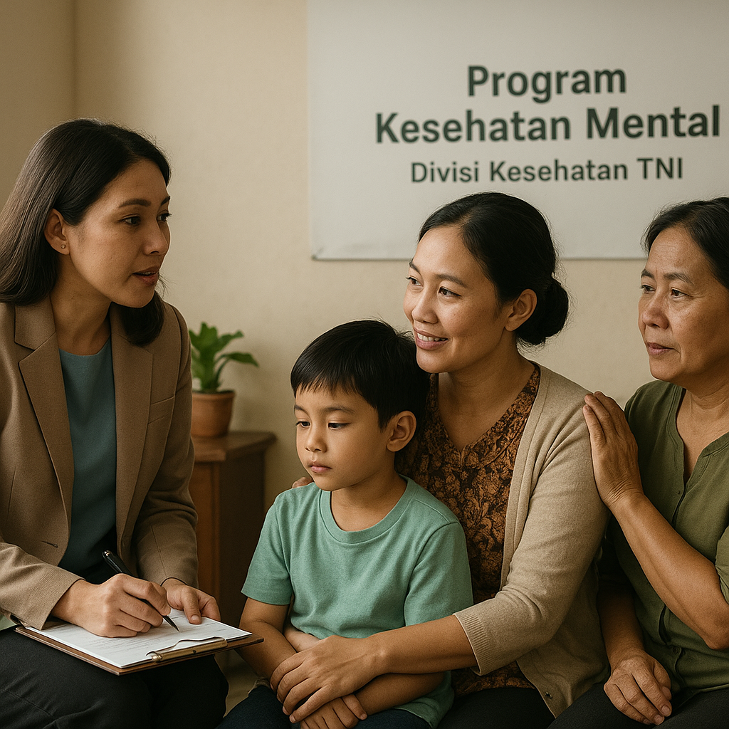 Program Kesehatan Mental untuk Keluarga Prajurit TNI dari Divisi Kesehatan