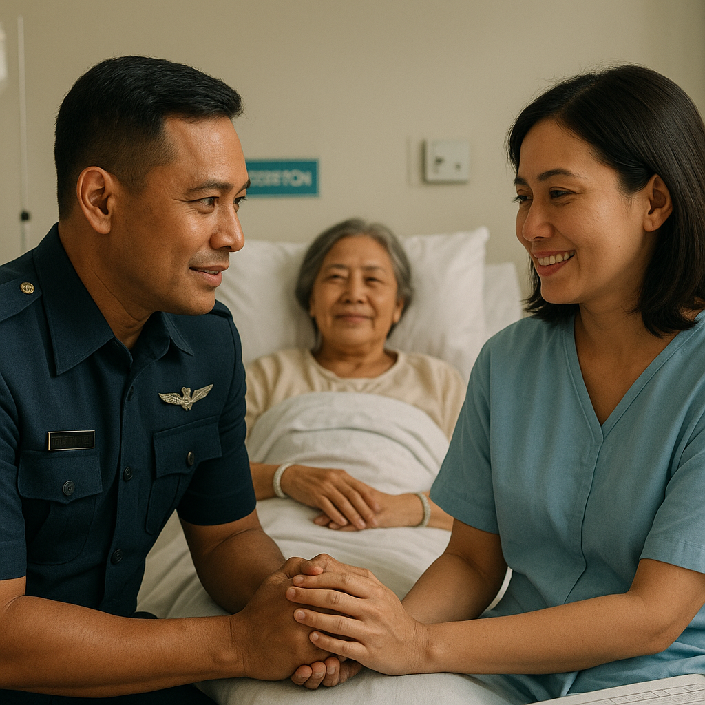 Prajurit TNI AU, Ayah dan Suami Berhati Mulia yang Menggantikan Istrinya Donor Ginjal untuk Kesayangannya