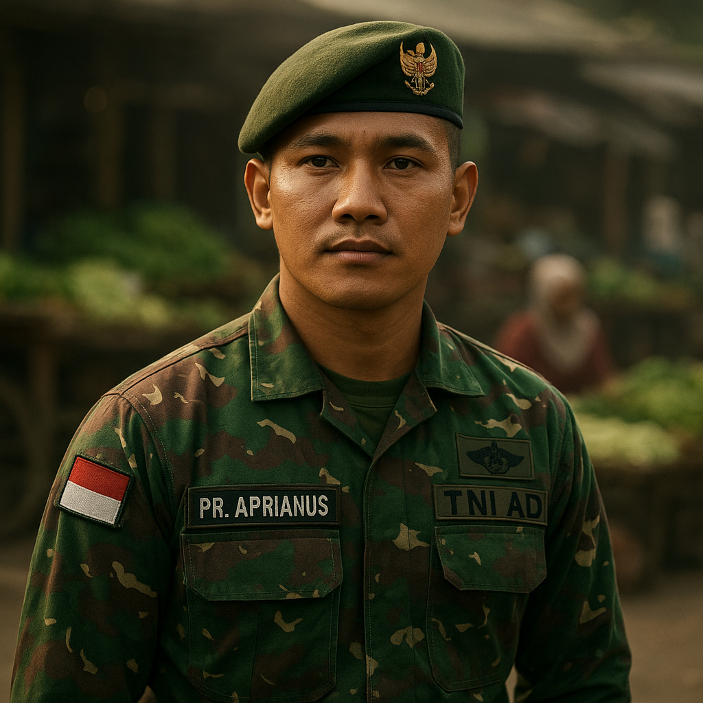 Kisah Praka Aprianus, Anak Penjual Sayur Asal Sintang yang Gigih Jadi TNI hingga Gugur di Papua