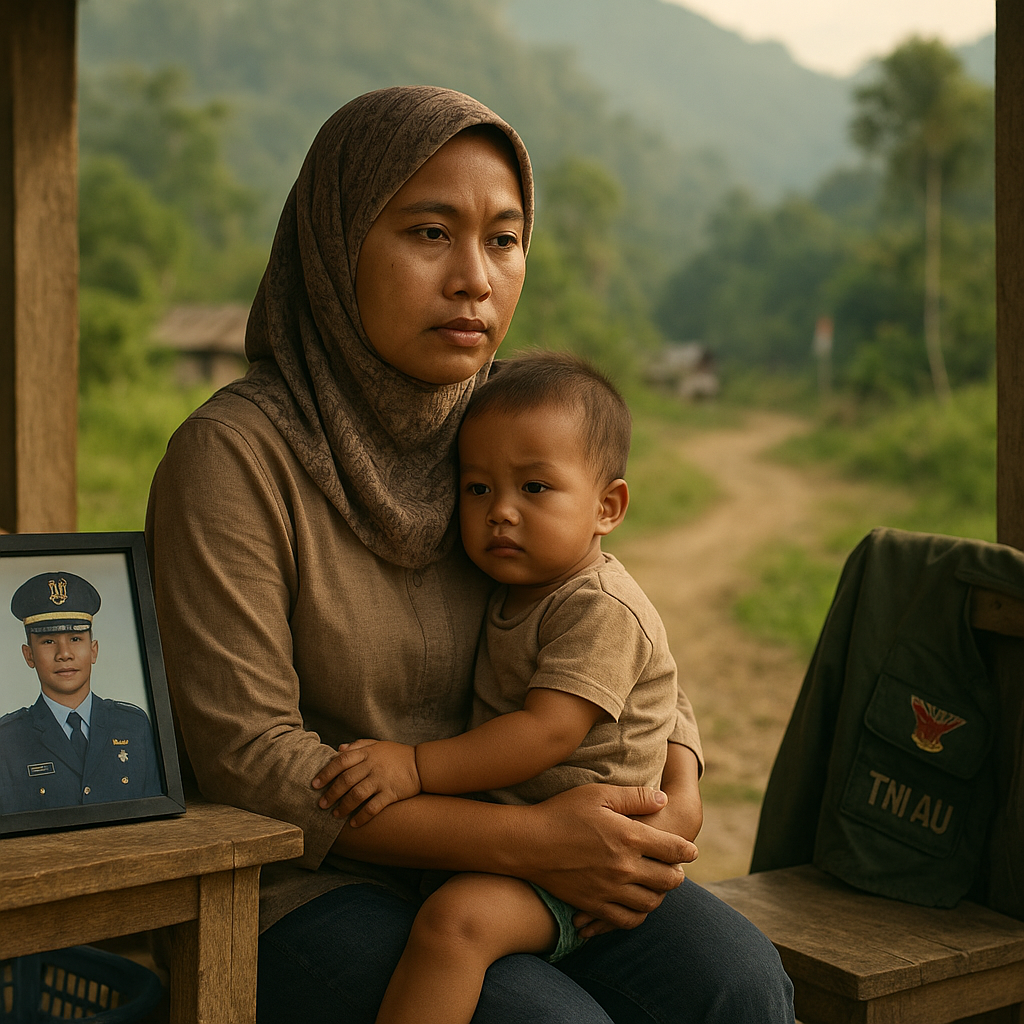 Kisah Sabar Istri Prajurit TNI AU yang Tinggal di Perbatasan Papua