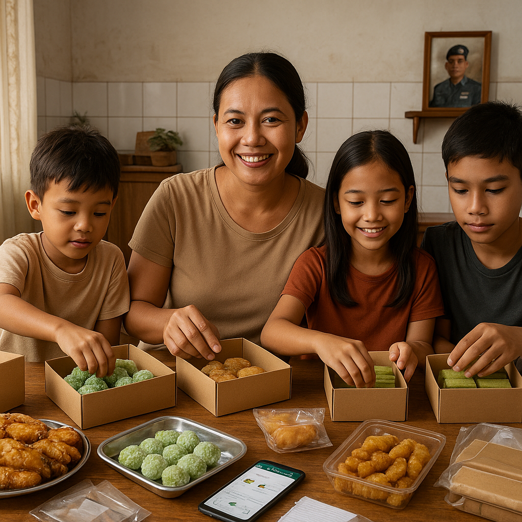Ibu Prajurit TNI AL dengan 3 Anak yang Menjalani Bisnis Online untuk Tambah Penghasilan