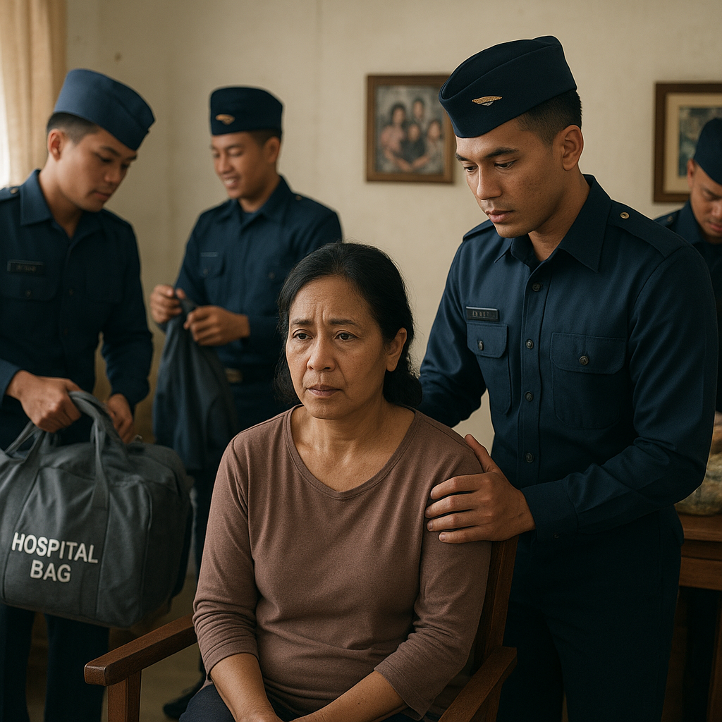 Ibu Tunggal Prajurit TNI AU Menjalani Operasi, Rekan-rekan Suami Membantu Urusan Rumah Tangga