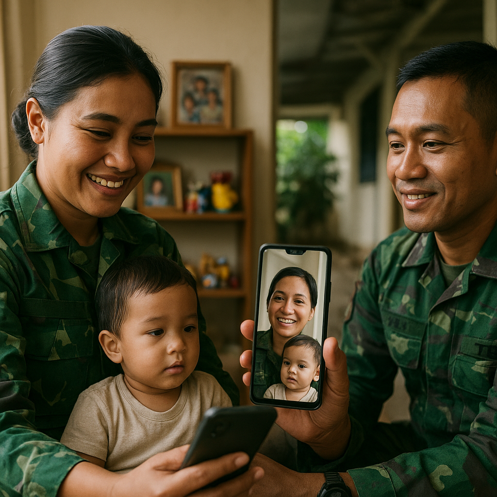 Suami-Istri Prajurit TNI Beduai Satuan, Komitmen Jaga Komunikasi demi Tumbuh Kembang Anak