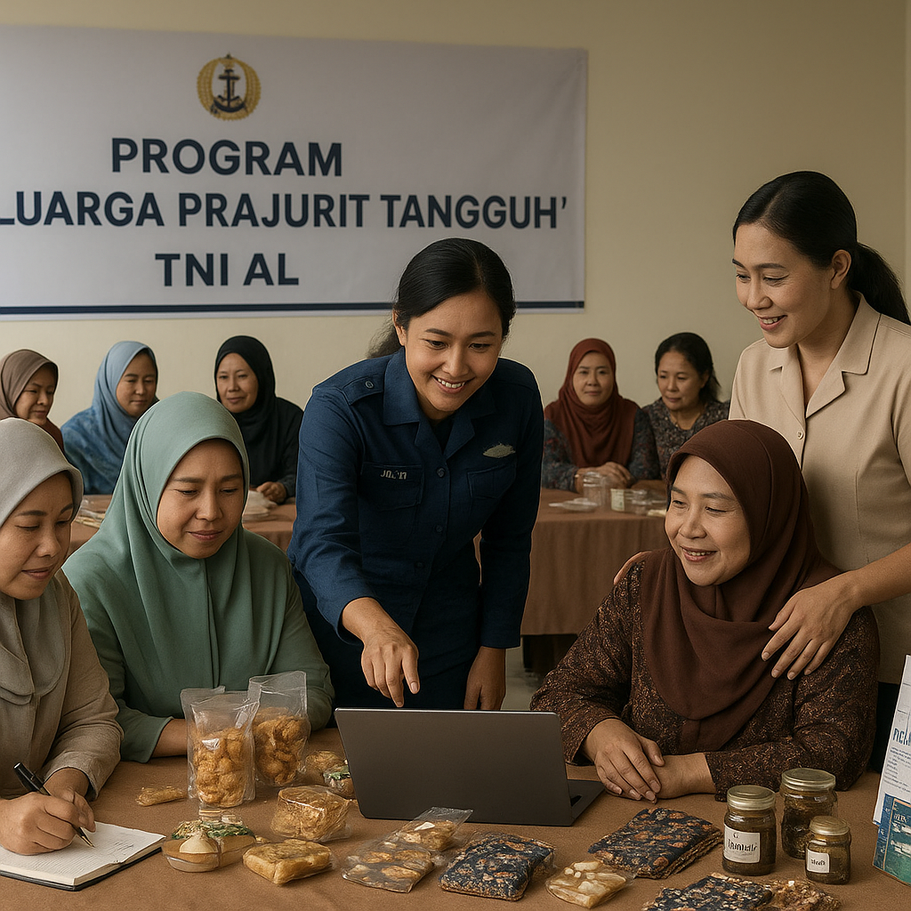 Program 'Keluarga Prajurit Tangguh' dari TNI AL Bantu Istri Prajurit Wirausaha