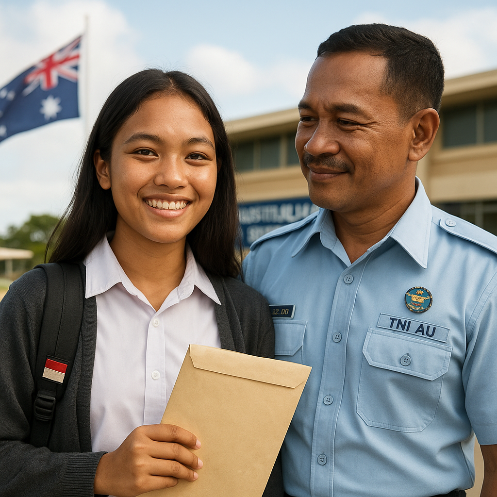 Kisah Putri Prajurit TNI AU yang Menjalani Sekolah di Australia, Berkat Program Beasiswa TNI