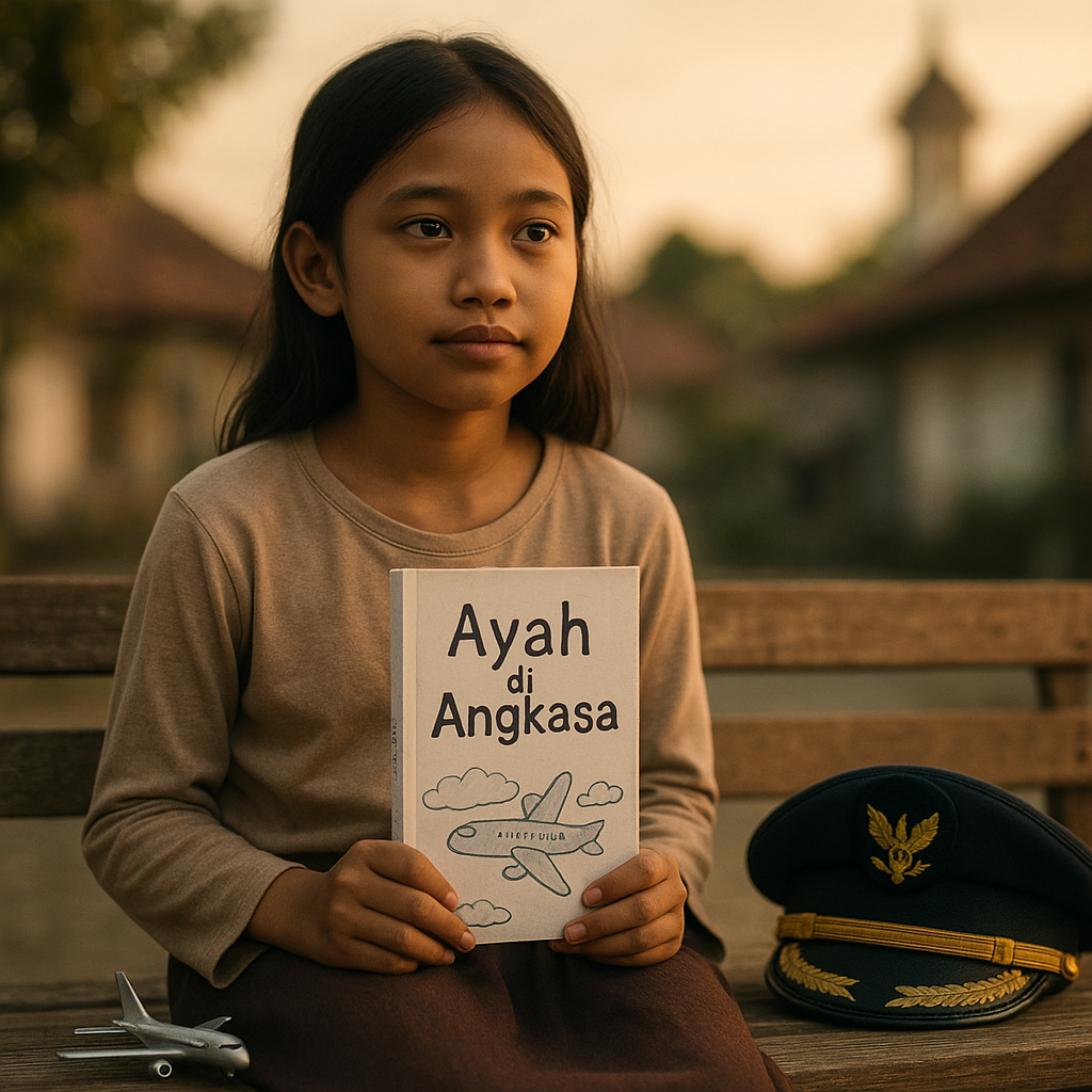 Anak Prajurit TNI AU yang Berhasil Menulis Buku tentang 'Ayah di Angkasa' sebagai Karya Healing