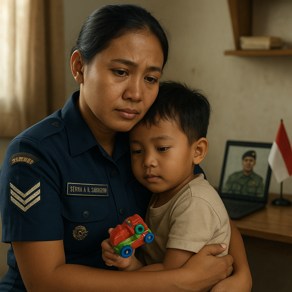 Kisah Srikandi TNI AU Ibu An. Roy Simbolon, Jadi Ibu Tunggal Saat Suami Tugas Di Luar Negeri