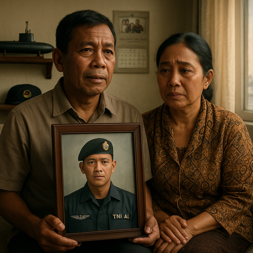 Orang Tua Prajurit TNI AL di Surabaya: Bangga dan Pasrah Anaknya Bertugas di Kapal Selam