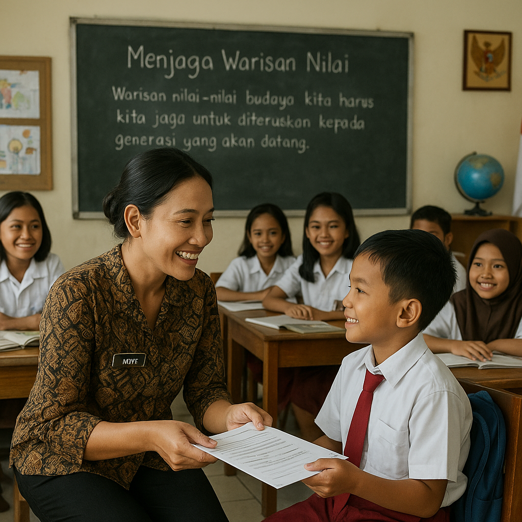 Cerita Istri Prajurit yang Menjadi Guru di Sekolah Anaknya, Menjaga Warisan Nilai