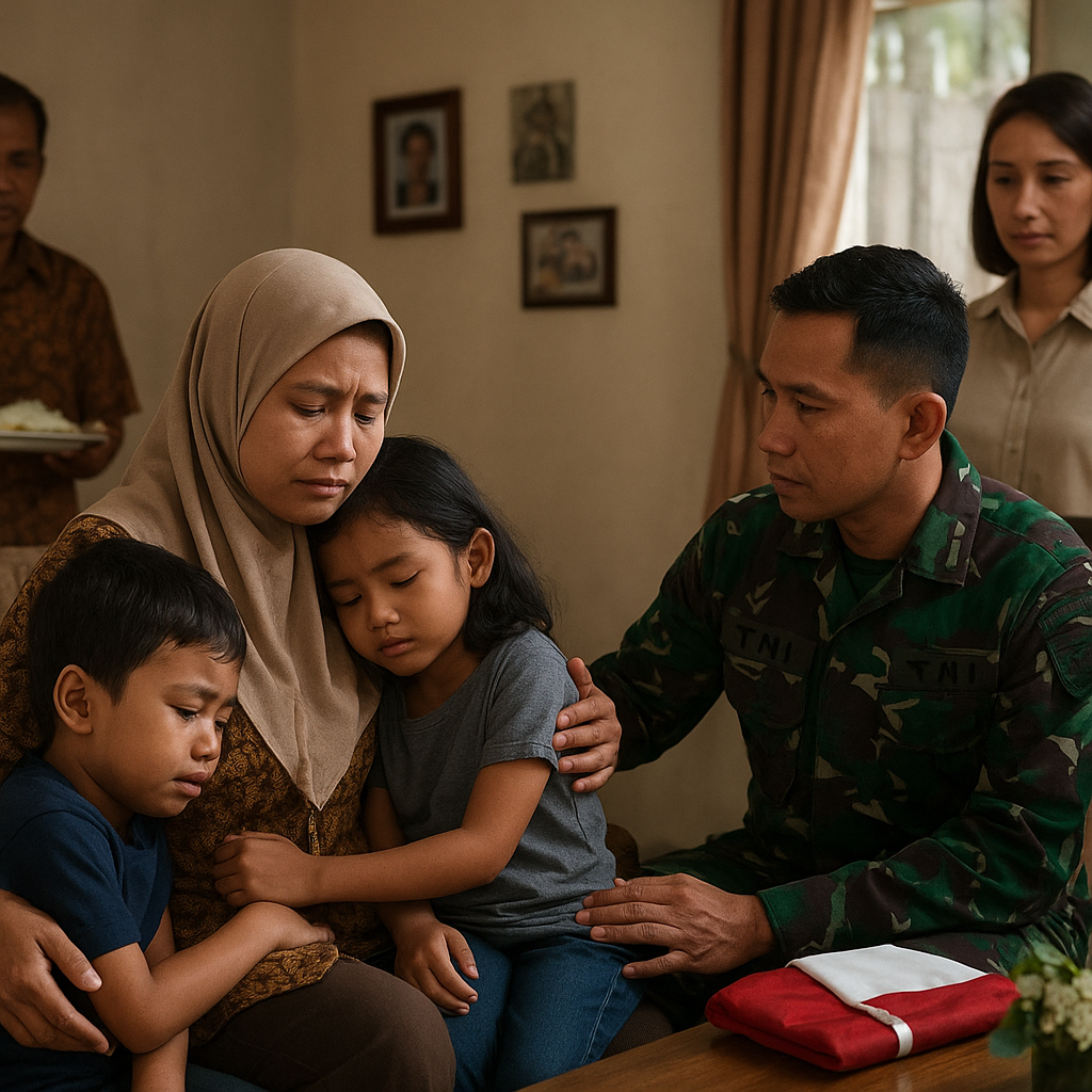 Bertahan di Rumah dan Menunggu: Kisah Keluarga Prajurit yang Gugur Saat Latihan