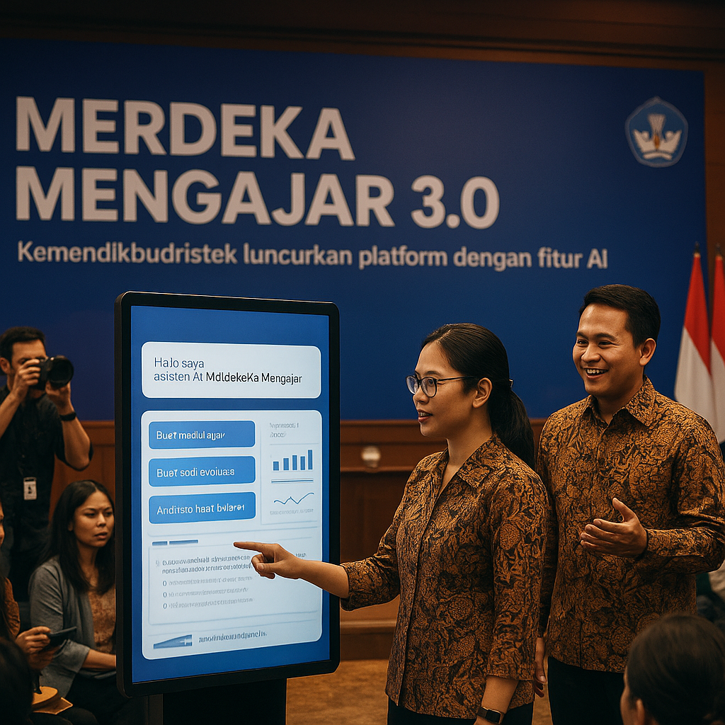 Kemendikbudristek Luncurkan Platform 'Merdeka Mengajar' Versi 3.0 dengan Fitur AI