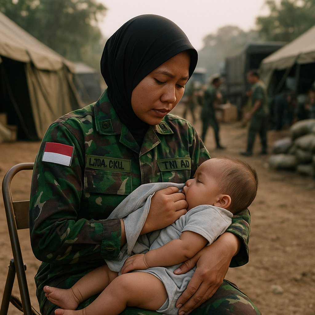 Prajurit Wanita TNI AD Berbagi Cerita: Menyeimbangkan Tugas Operasi dan Peran Sebagai Ibu Menyusui
