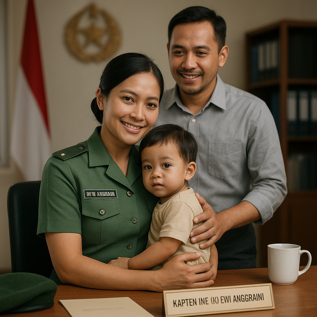 Prajurit Wanita TNI AD Bongkar Mitos: Tetap Bisa Jadi Ibu dan Komandan yang Dicintai