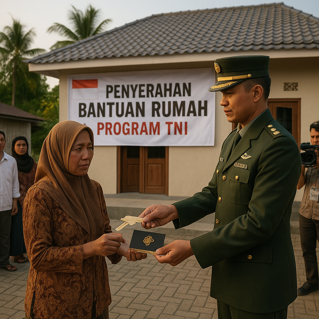 Janda Prajurit TNI di Aceh Terima Bantuan Rumah dari Program TNI