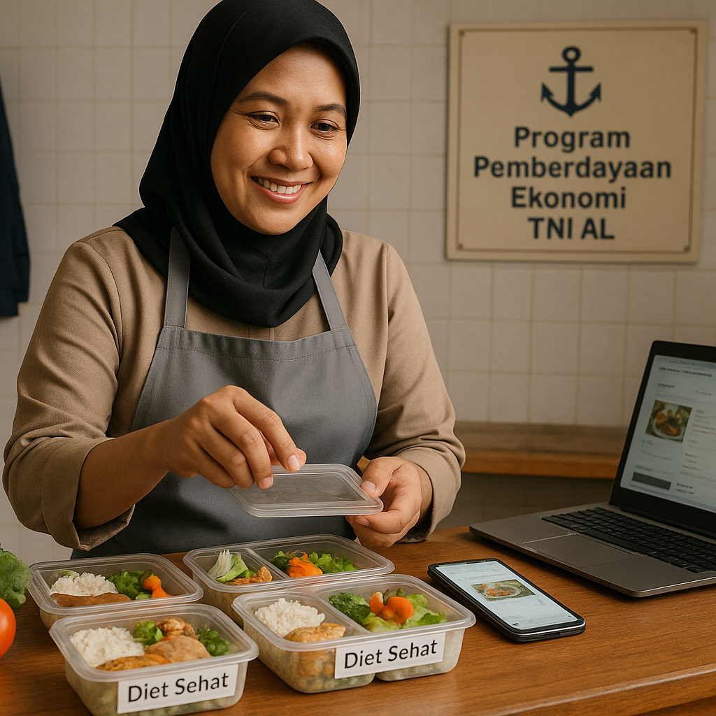 Dari Dapur Kecil ke Pasar Digital: Kisah Istri Serda Angkatan Laut yang Sukses Bisnis Kuliner