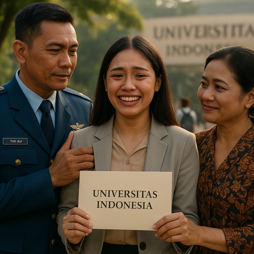 Anak Prajurit TNI Berhasil Masuk Universitas Ternama, Berkat Doa dan Disiplin dari Orang Tua