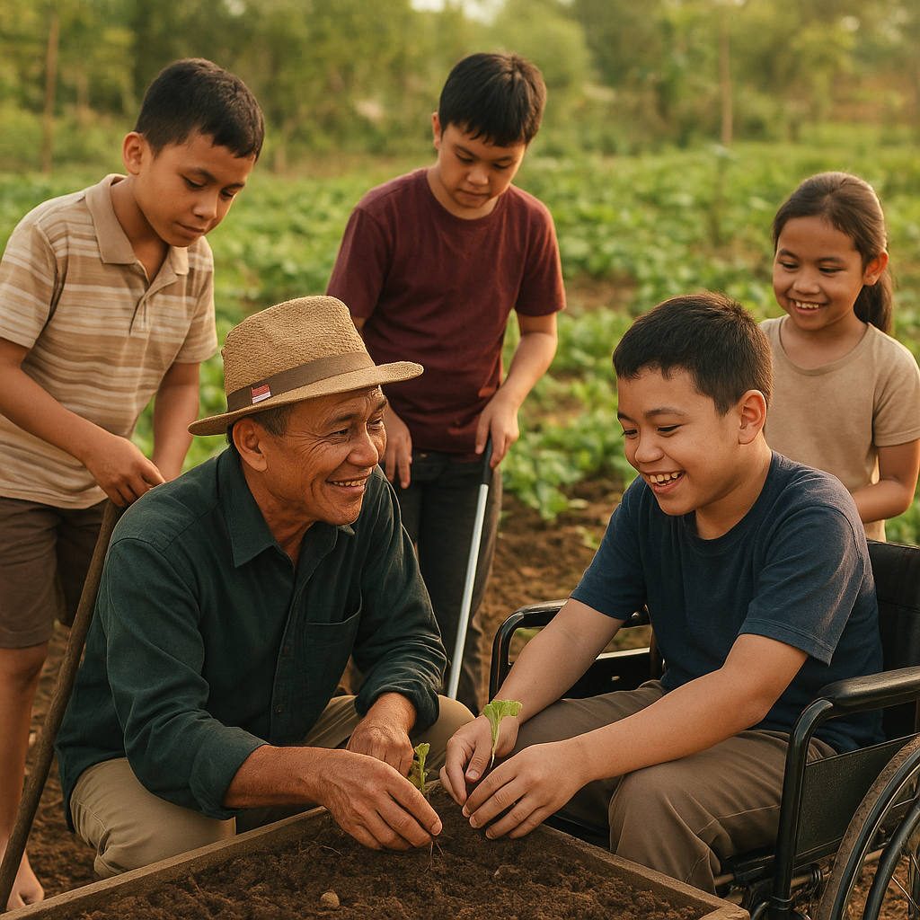 Mantan Prajurit TNI AD yang Jadi Petani Sukses, Ajarkan Anak-anak Disabilitas Bercocok Tanam
